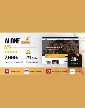 Alone – Charity Multipurpose Non-profit WordPress Theme