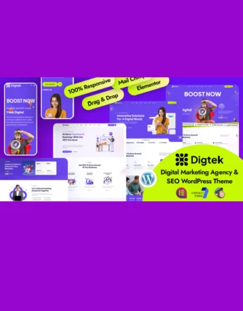 Digtek – Digital Marketing Agency WordPress Theme
