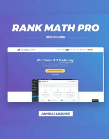 Rank Math Pro  – WordPress SEO Tools Plugin