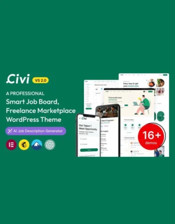 Civi – ob Board, Freelance Marketplace WordPress Theme