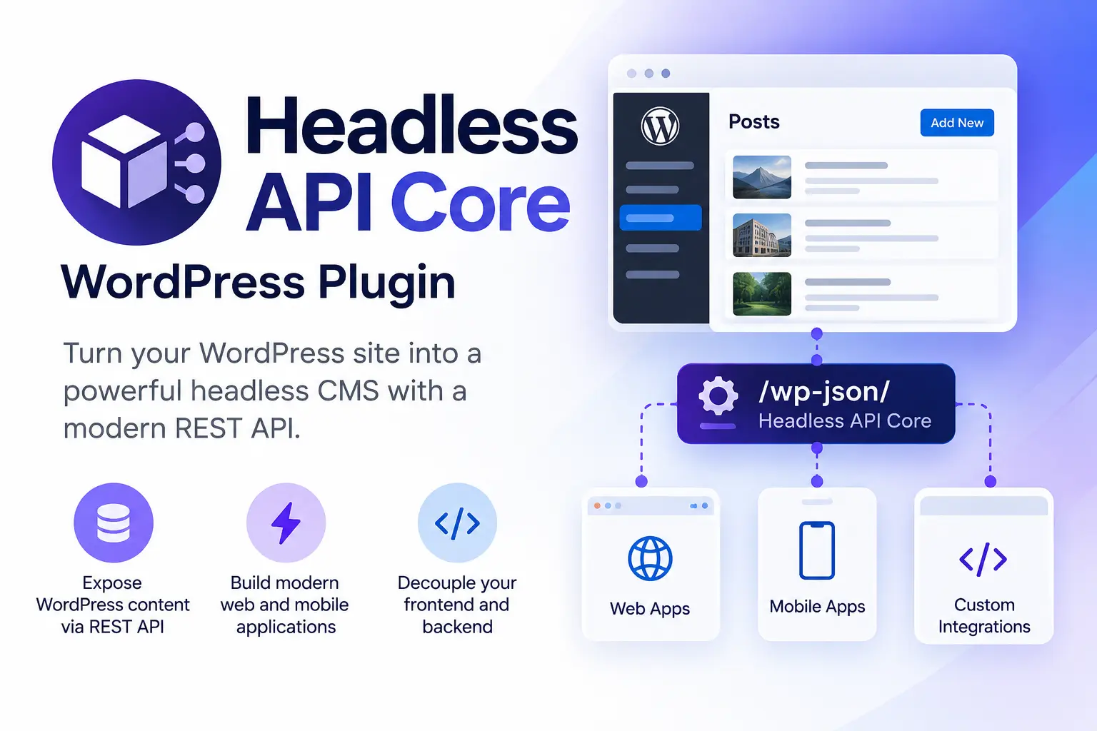 Post horizontal Headless API Core